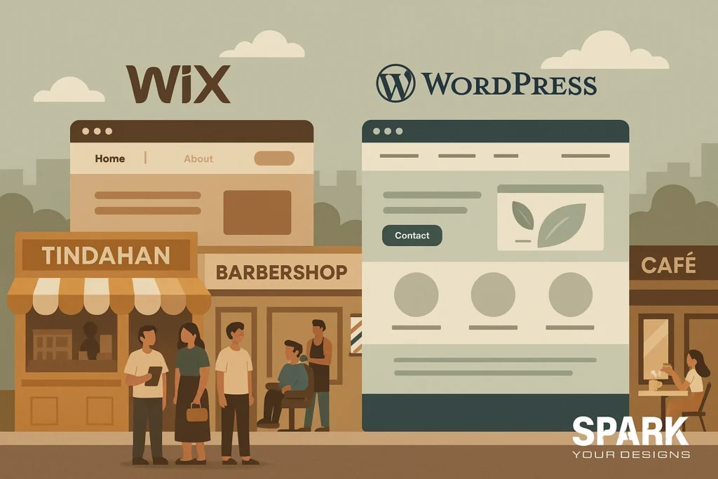 WordPress vs Wix for Small Businesses in ph